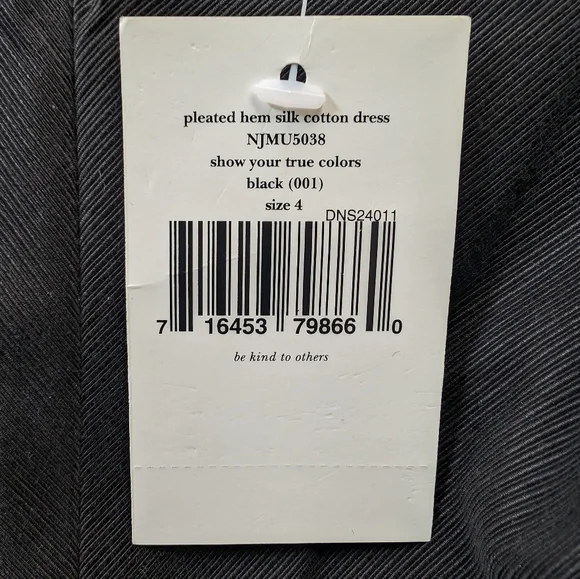 Kate Spade Silk Cotton Pleated Hem Dress - Picture 16 of 16